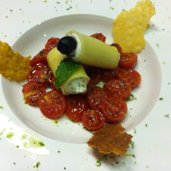 Paccheri farciti con ricotta